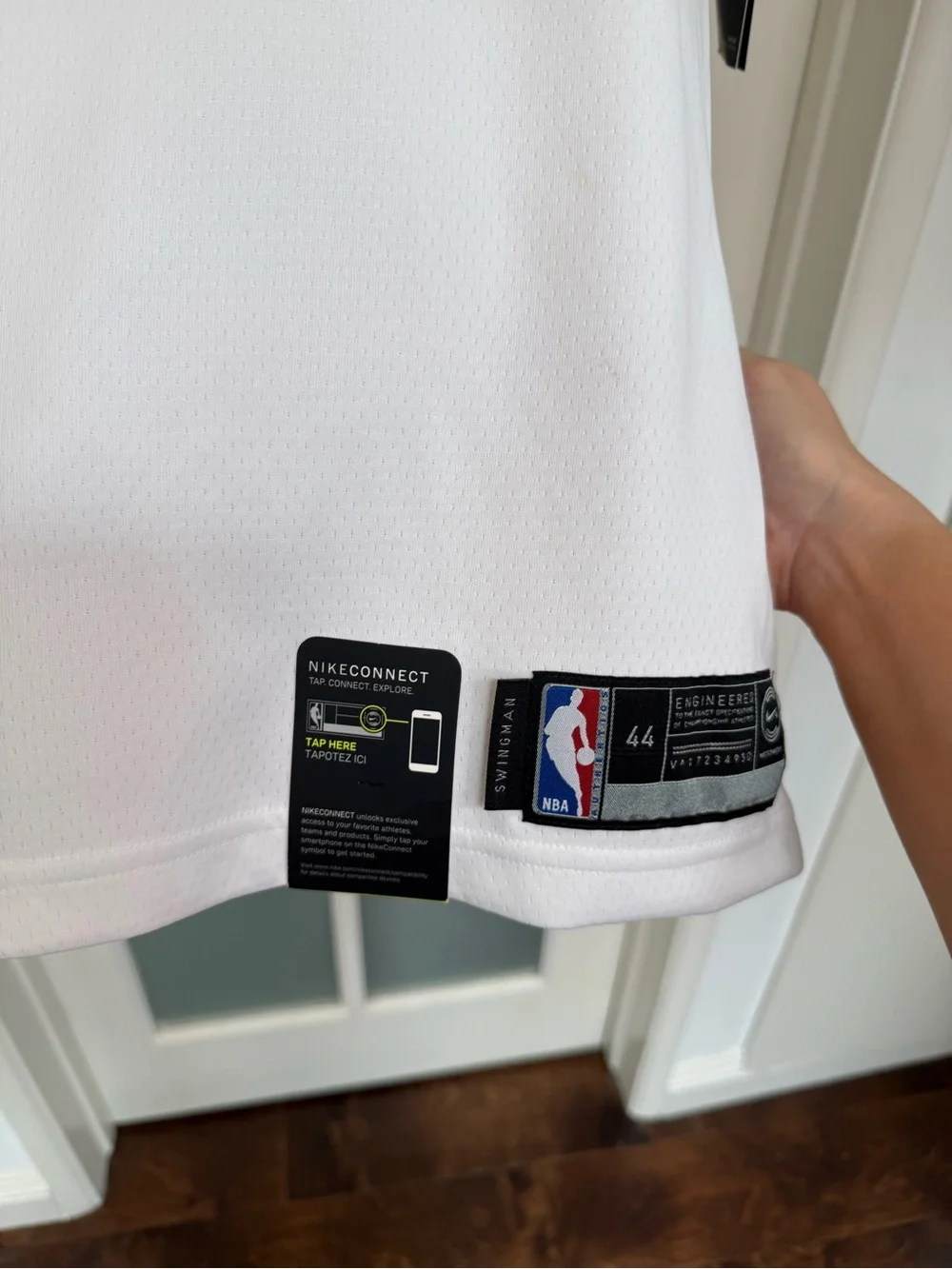 Nike White LA Clippers Jersey #32 with Red and Blue Accents